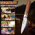 Huusk Folding Fruit Knife, Japanese Pocket Paring Knife with 440C Stainless Steel Ultra Sharp Blade