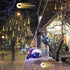 Blingstar Meteor Shower Lights, Upgraded 16 Inch 10 Tubes 360 LED Falling Rain Lights, Warm White for Outdoor