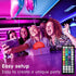 50ft 23keys Tenmiro Led Strip Lights, Tenmiro Smart Led Lights Strip Music Sync Color Changing Lights App Control