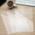 OEBSR 30Pack 3 Hole Punch Clear Plastic Document Folders - Organized Poly Translucent File Jacket for US Letter/A4 Size