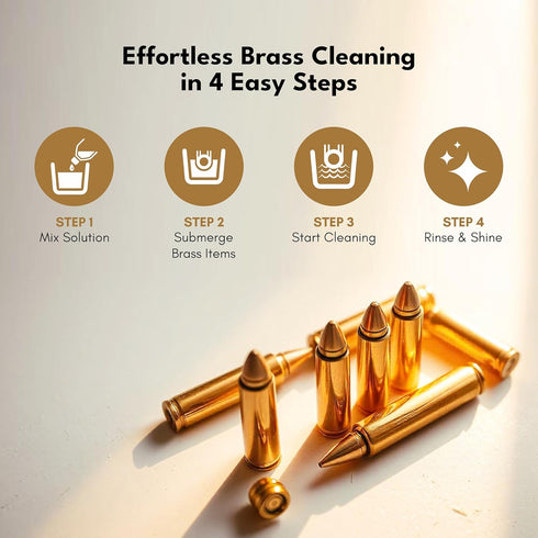iSonic Ultrasonic Brass Cleaning Solution - Super Concentrate, 1Qt Bottle