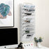 EasyPAG Wall File Organizer, 10 Tire Vertical Mesh Metal Hanging File Holder, Paper Document Rack for Home Office