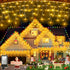 670 LED Christmas Lights Outdoor, 66ft Warm White String Lights Indoor with