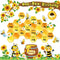 Bee Bulletin Board Set, Summer Bee Sunflower Tree Cutouts, Motivational Back to School Decor for Classroom