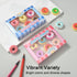 Donut Erasers for Kids, Bulk 24 Pieces, 3D Cute Fun Food Erasers for Party Favors, Classroom Prizes