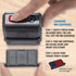 Trodat Stamp 4912 Office Printy - Self Inking with English Text Void, Red and Blue Ink