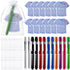 Lewtemi 12 Pack Penlight for Nurse Bulk LED Reusable Diagnostic Pen Light