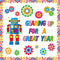 Fulmoon 52 Pcs Gear Bulletin Board Set, Classroom Robot Wall Decoration for Science Themed Back to School Party