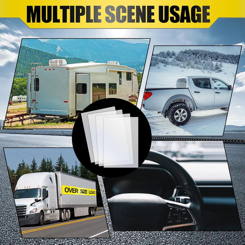 Colingmill 4 9 6 Inch Pcs Adhesive Sign Grippers x Suitable for Aluminum & Plastic Vehicle Magnetic Signs Holder