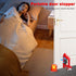 80dB Portable Alarm Door Stopper - Anti-Theft Security Alarm Door Stoppers for Bottom of Door, Adjustable and Easy