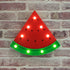 2Pcs LED Marquee Signs Watermelon Night Lights, Battery Operated Watermelon Shaped Desk Table Lamp for Christmas Kids