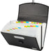 Uquelic 26 Pockets Expanding File Folder - Durable Buckle, Ergonomic Handle, Large A4 Expandable File Organizer