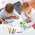 Double Sided Whiteboard 9”x12” Story Lined Dry Erase Board for Kids Writing Board, Practice Drawing for Age 3-5