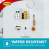 Command Water-Resistant Adhesive Refill Strips - Large (Pack of 12) for Bathroom Hooks & Shower Caddies