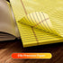 Legal Pads 8.5 x 11 Wide Ruled, 2 Pack, Canary Yellow Lined Paper, 30 Sheets Per Pad, Ideal for Office, Home, School