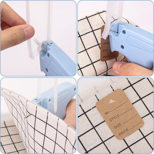 Tagging Gun for Clothing, Standard Retail Price Tag Attacher Kit with 6 Needles & 1000pcs 1" Barbs Fasteners
