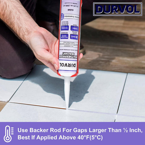 Waterproof Sealant Caulk & Seal, 2-Pack Clear