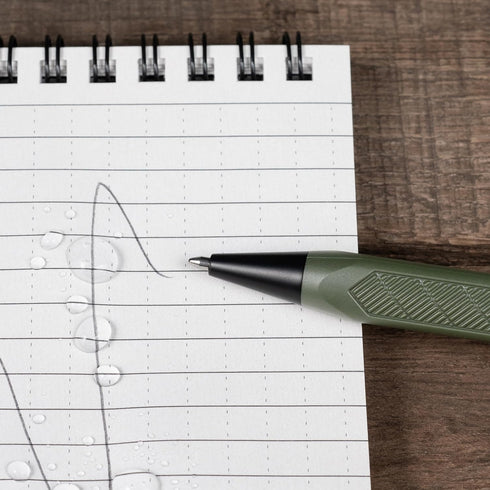 Rite in the Rain Weatherproof Mini Bolt-Action Pens - Olive Drab and Flat Dark Earth, Black Ink, 2 Pack (No. TAC20)