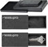 Magnetic Key Holder for Car, 3 Pack Rugged Black Plastic Cases with Strong Magnets for Car Key Hiding and More