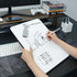 Double Sided Weekly Dry Erase Board with Stand, 16"x12", To-Do List Calendar White Board for Home Office
