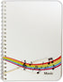 BookFactory Music Notebook/Music Journal, 100 Pages, 5'' x 7'', 10 Staves per page Format