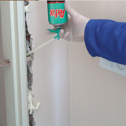 Akfix 805 Gap Filler Expanding Foam Sealant, 12 Oz. Waterproof Spray Foam for Windows and Doors