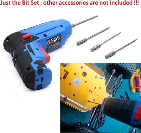 Readytosky RC Hex Bit 1.5 2.0 2.5 3.0mm Hex Head Allen Wrench Drill Bit Set for Screwdrivers