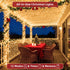 300 75ft, 12 Dimmable LED Outdoor Christmas Lights Lighting Modes Indoor String Lights & Timer Memory, Outsite