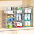 Versatile Acrylic Makeup Organizer, Transparent Desktop Storage for Cosmetics, Office Supplies & More, Clear