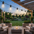 25FT 13 ST38 Bulbs, Dimmable LED Outdoor String Lights, Shatterproof Edison Waterproof Patio Decor for Outside, Bistro