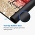 Desk Pad Gaming Mouse Pad with Coasters, 31.5"x 11.8" Large Non-Slip Rubber Base Mousepad, Red Glitter Quote