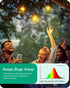 EDISHINE Dusk to Dawn Bug Light Bulbs Outdoor, 2000K Amber Glow, Automatic On/Off, 600LM, 9W (60W Equivalent), E26