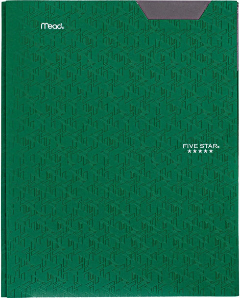 Five Star 2 Pocket Folders - 4 Pack Plastic Folders with Stay-Put Tabs, Holds 8-1/2" x 11" Paper
