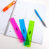 BAZIC Plastic Ruler 6" (26cm), Inches Centimeter Metric Measuring Drafting Rulers, 3/Pack, 1-Pack