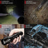 PeakPlus LFX1000 Rechargeable Tactical Flashlight - High Lumens LED, 5 Modes, Zoomable, Water Resistant - Camping,