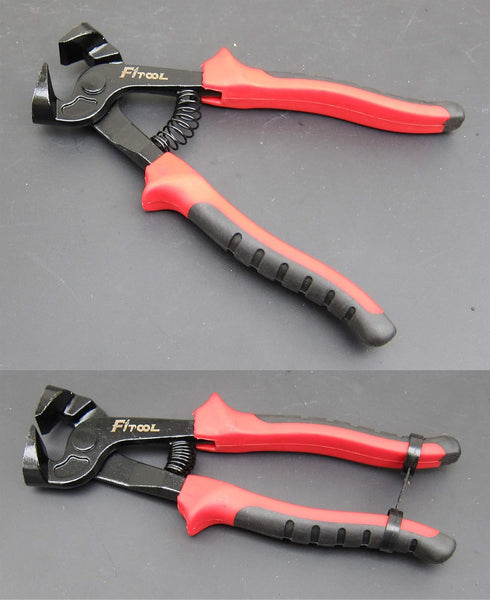 Tile Nippers, Tile Working Tool, Tile Mosaic Trimmer Nipper Cutter Pliers with Tungsten-carbide Trimming Tips by FITOOL