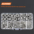 360 Pieces 304 Stainless Steel Hex Nuts Assortment Kit, 7 Sizes (M2 M2.5 M3 M4 M5 M6 M8)