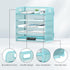 5 Supeasy Trays Paper Organizer Letter Tray with Handle-Mesh Desk File Organizer, Paper Sorter Desk Organizer
