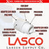 LASCO 15-1643 PVC Hose Adapter, 3/4-Inch Male Hose Thread & PVC Pipe Glue Connection, White