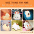 Dimmable 3 Squishy Bunny Night Light for Kids, Cute Big Face Rabbit Silicone Lamp with Timer Brightness, Easter Nursery