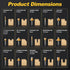 15PCS Set 1/4 Inch Router Bits Shank - Tungsten Carbide Woodwork Tools with Wood Case for Beginners, Doors, Cabinets