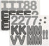 Juvale 144 Count Bulletin Board Alphabet Letters and Numbers