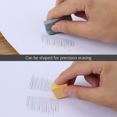 Mr. Pen Art Eraser Set, 12 Pcs Pencil Erasers for Artists, Drawing Erasers for Art