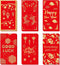 Henoyso Chinese Red Envelopes, 36 Pack, 3.5 x 6.7'' CNY Red Pocket Envelopes for New Year Celebrations