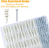 KURUI #8 Self Drilling Drywall Anchors with Screws Kit, Heavy Duty for Hanging Sheetrock, 100PCs Mounting Hardware