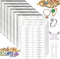 MotBach 2000PCS Price Tags Stickers, White Blank Pricing Sticker Label Tag, Self Adhesive Jewelry Sticker Labels