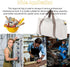 Tool Bag with Large Capacity Storage, Wear Resistant and Portable, 20in Wide Mouth for Auto Repair and Woodworking