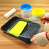 9 Inch Set, 15-Pack, 12 Great Andrew Paint Tray Plastic Paint Tray with Textured Tray Liners, Paint Roller Liners Kit