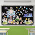 Easter Bulletin Board Decorations, He is Risen Cutouts with Glue Point for Spring Jesus Resurrection Classroom Decor