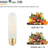 T10 Bulb- Dimmable E26 Bulbs 40W 2700K 4W Bulbs 6 Count LED Frosted LED Chandelier Tube Equivalent- Soft Warm- Vintage